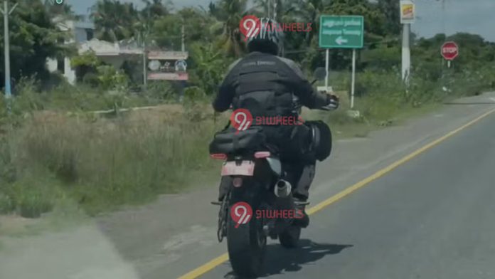 Royal Enfield Himalayan Rally spied testing