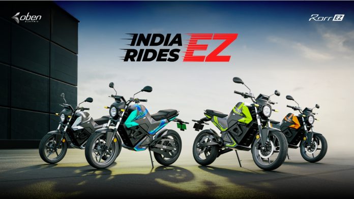 Oben Electric launches its electric 2-wheeler Rorr EZ starting at price Rs 89,999