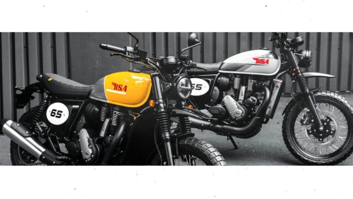 BSA B65 Scrambler makes debut — Royal Enfield Bear 650 rival