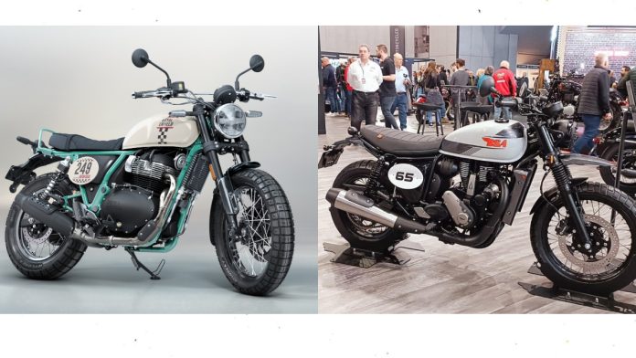 Scrambler showdown: BSA B65 vs Royal Enfield Bear 650