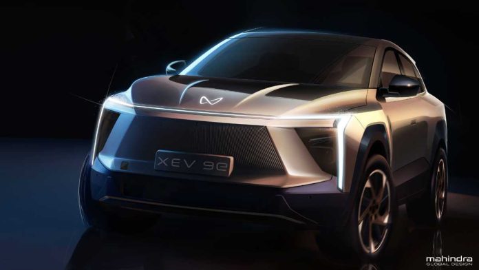 Mahindra BE 6e and XEV 9e sketches teased