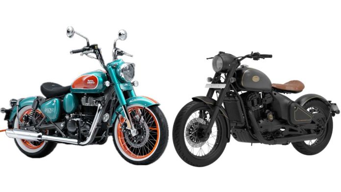 Royal Enfield Goan Classic 350 vs Jawa Perak comparison