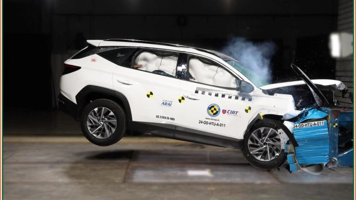 Hyundai Tucson scores 5-star safety rating at Bharat NCAP