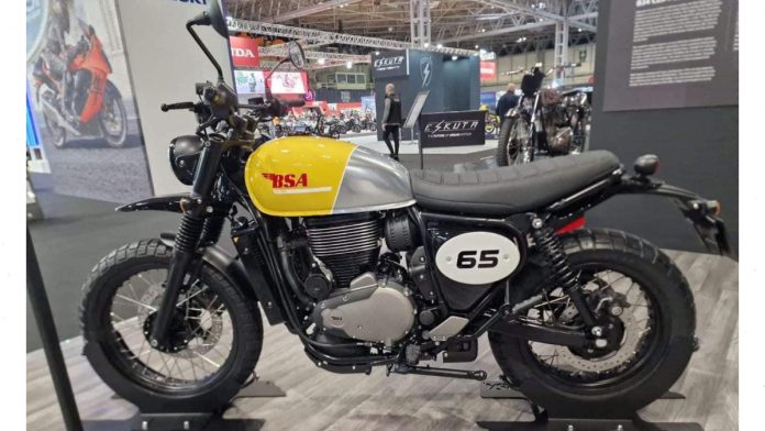 BSA Goldstar-based scrambler, B65 most-likely to be launched next year