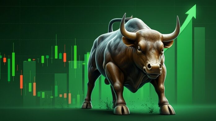 Monday momentum: Nifty ends near 25,100, Sensex advances 450 points – 5 key highlights