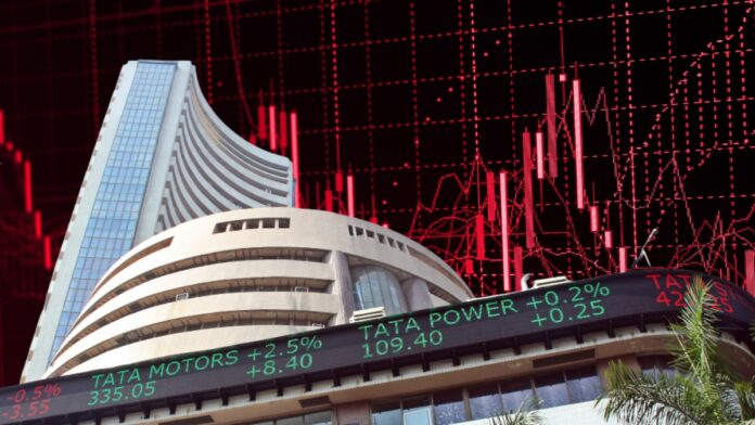 Markets end lower: Nifty below 24,700, Sensex falls 300 points – 5 key highlights